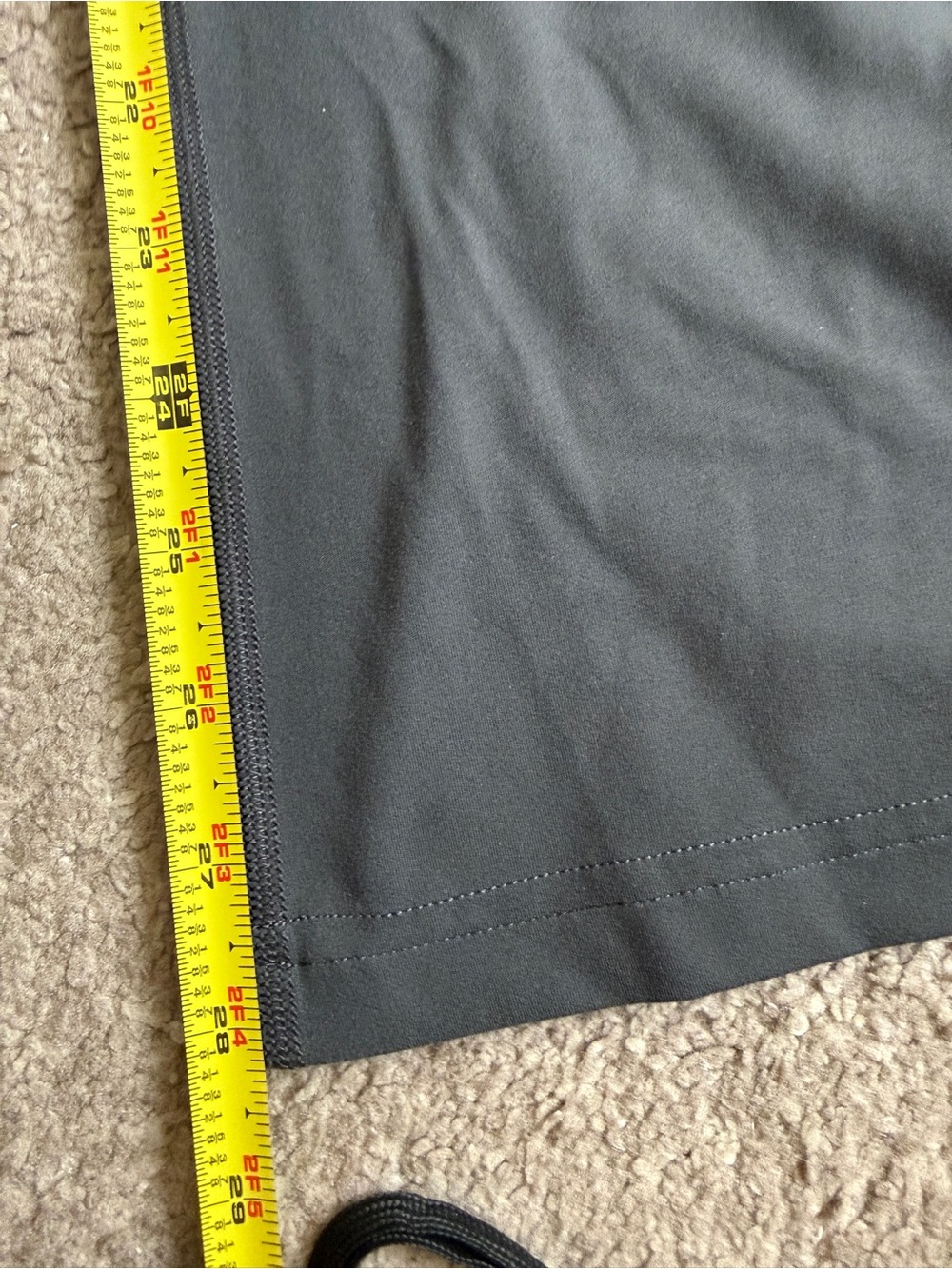 Lululemon Super-High Rise Flare Leg Graphite Grey Pants - Size 2 - Picture 4 of 5